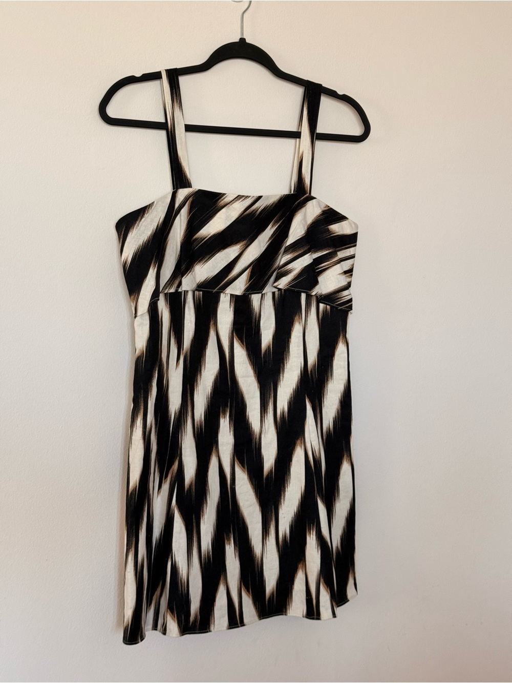 Banana Republic Black and White Patterned Sundress